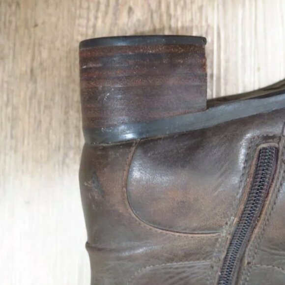 Naturalizer Tall Brown Genuine Leather Boots - Picture 13 of 16